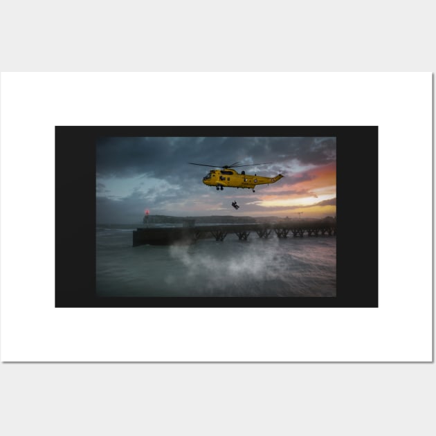 Sea King Coastal Rescue Wall Art by aviationart